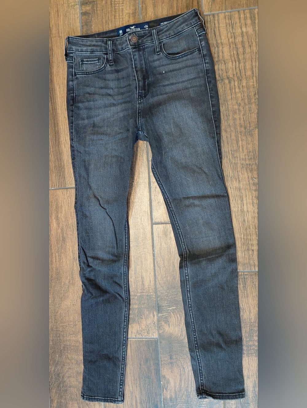 Hollister Black High-Rise Super Skinny Jeans Juniors Size 0S